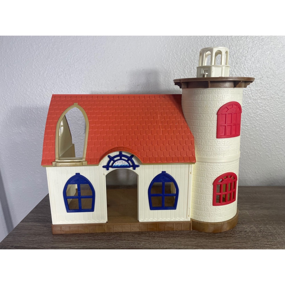 Calico Critters Lighthouse Playset Sylvanian Families Seaside House Toy